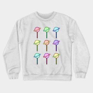 Pastel Planet Lollies Crewneck Sweatshirt